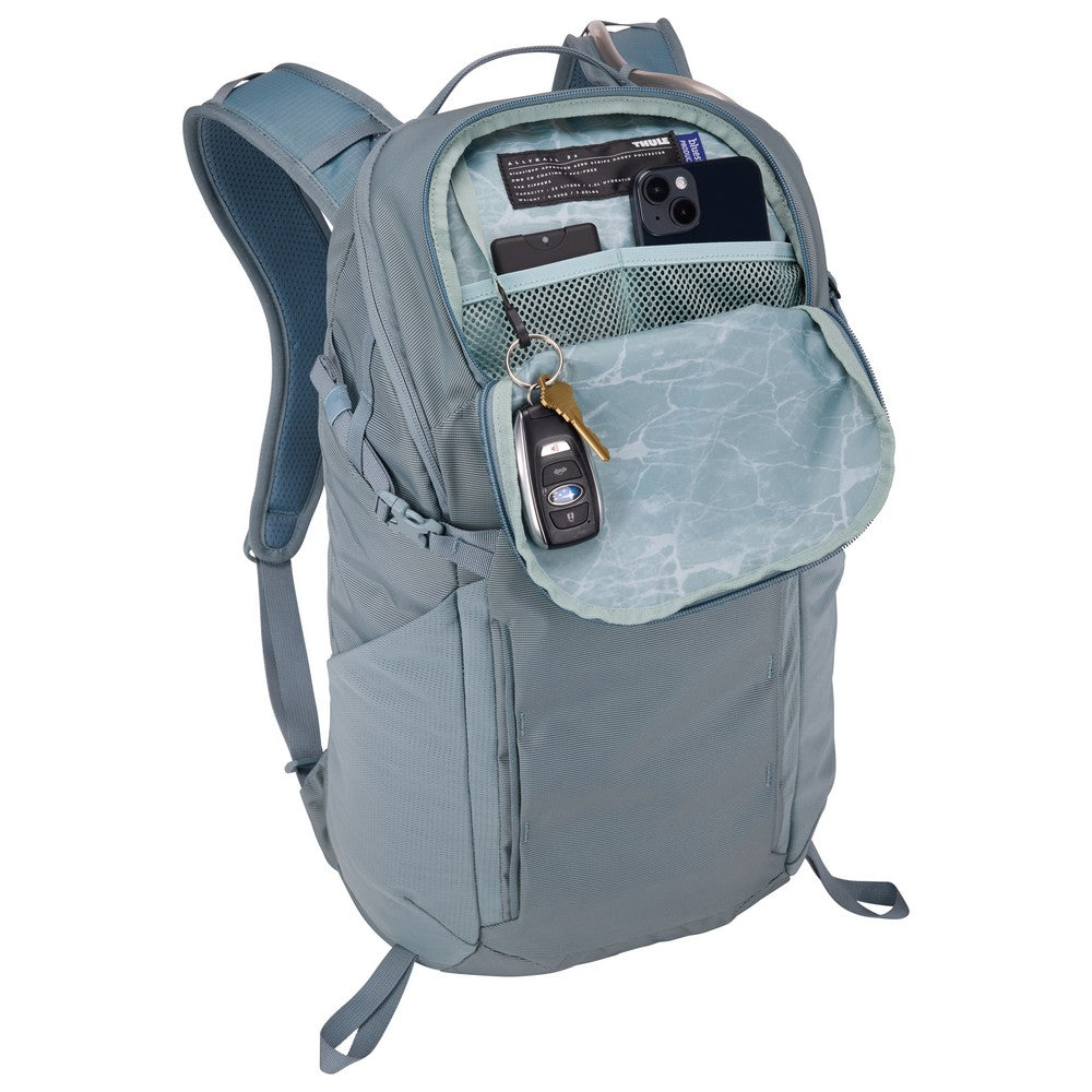 , Thule AllTrail mochila de hidratación de 22 L gris Pond, THULE, BIKEHOUSE, MORRALES HIDRATACIÓN