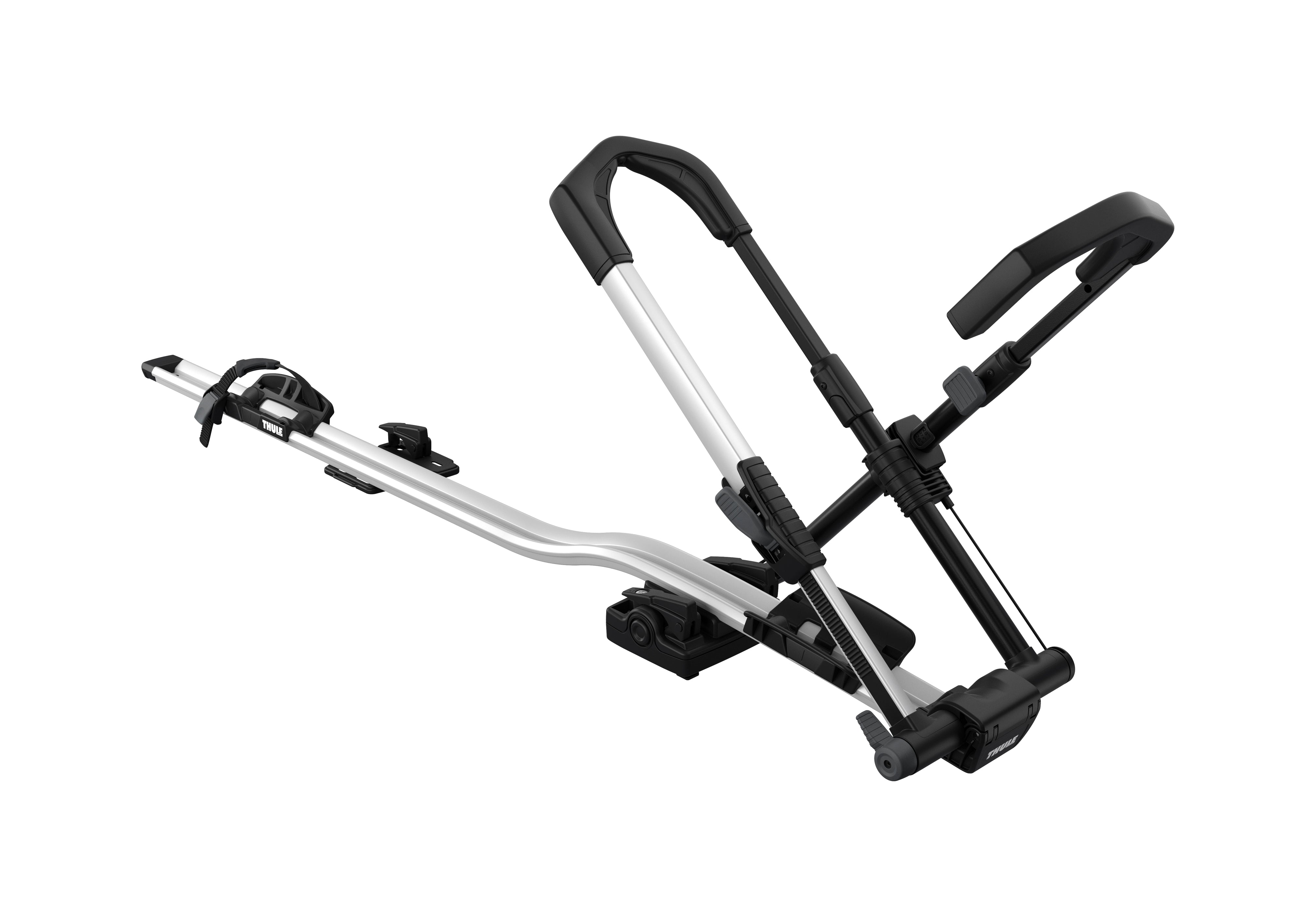 , Thule UpRide Portabicicletas para techo con soporte para rueda negro/aluminio, THULE, BIKEHOUSE, PORTABICICLETAS