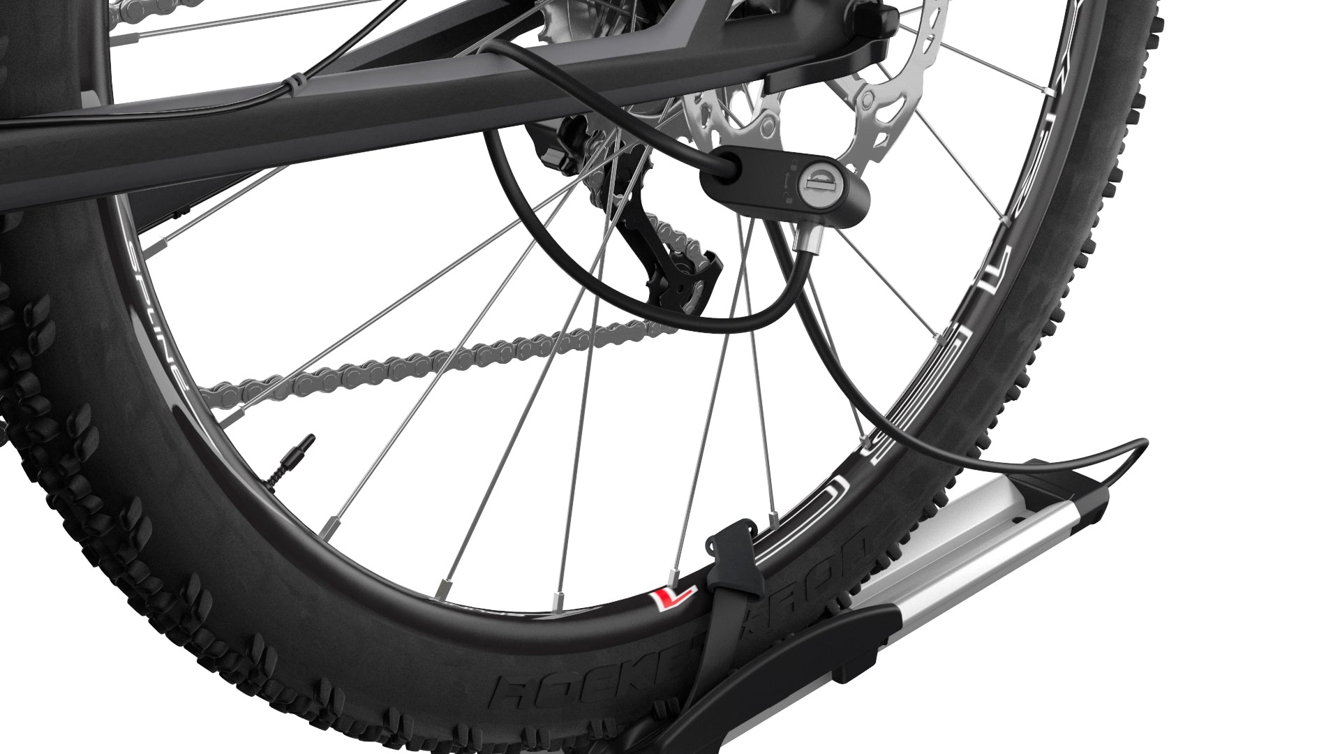 , Thule UpRide Portabicicletas para techo con soporte para rueda negro/aluminio, THULE, BIKEHOUSE, PORTABICICLETAS